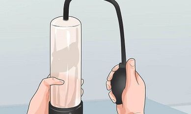 Vacuum pump increases penis
