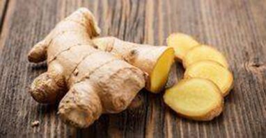 Ginger roots in gel members add size