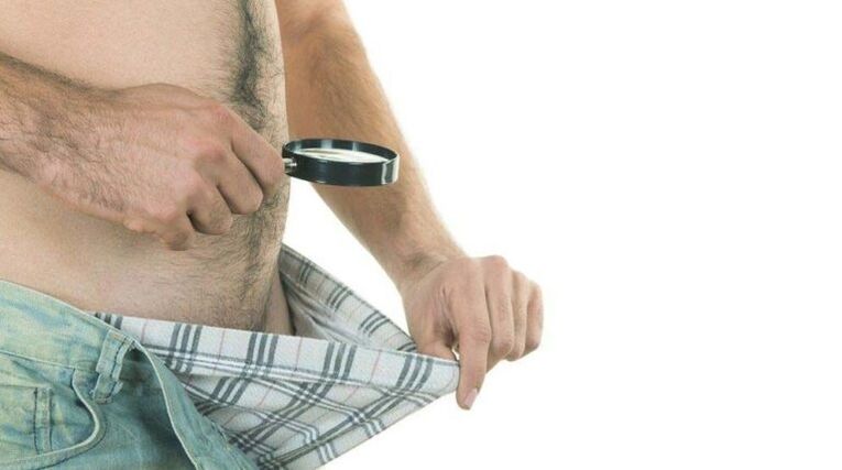 A man looks at his panties and thinks about using soda to enlarge his penis